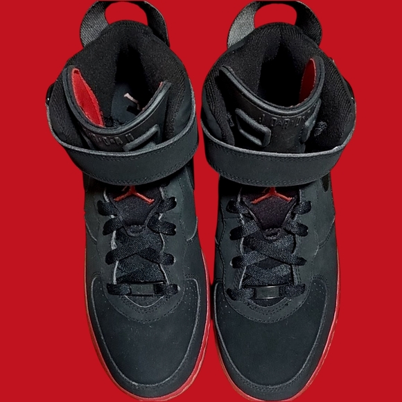 🚻 6.5Y US — AJF 6 GS 2008 [BLACK/VARSITY RED–WHITE] 343096-062 - Picture 3 of 9